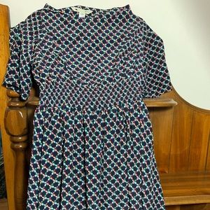 Vintage style navy dress